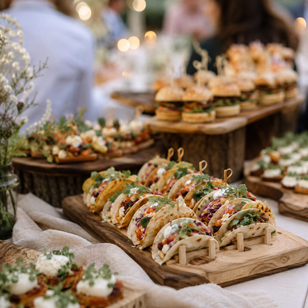 nachhaltiges hochzeitsbuffet